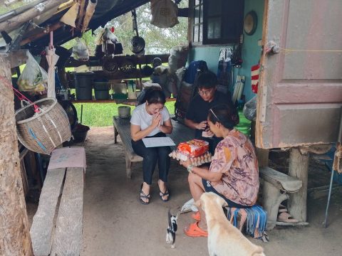 ลงพื้นที่สำรวจบ้านนายพิชิต ปีฮุง