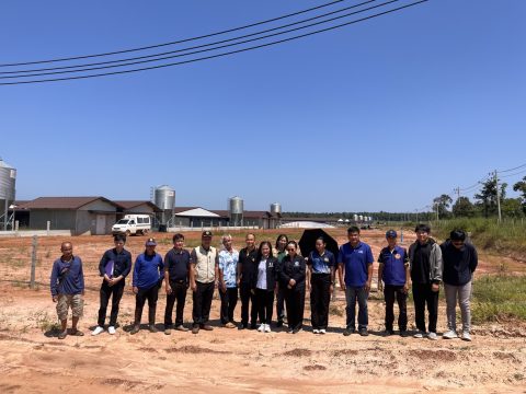 ออกตรวจพื้นที่ บริษัทพูนสุขฟาร์ม เพื่อรับฟังและแก้ไขปัญหาความเดือดร้อนด้านมลพิษ เรื่องกลิ่น จากการประกอบกิจการการเลี้ยงสุกรในพื้นที่ บ้านอูนยางคำ